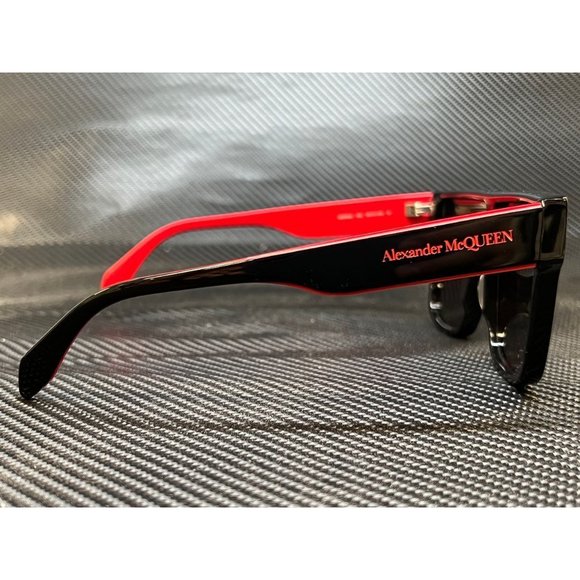 SALE! Alexander Mcqueen Black Aviator Men's Sunglasses - Picture 3 of 4